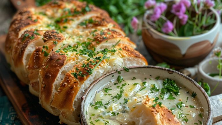 How to Make Garlic Sourdough Bread