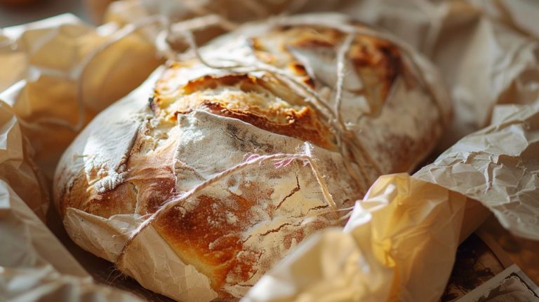 How to Wrap Sourdough in Parchment Paper