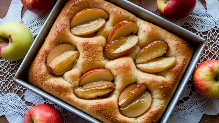 Apple Cinnamon Focaccia