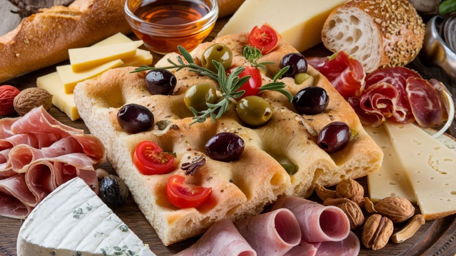 Assembling the Charcuterie Board