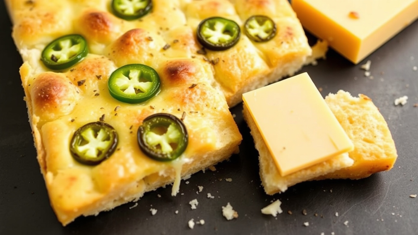 Focaccia Jalapeno Cheddar