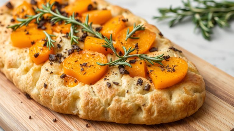 Focaccia With Butternut Squash