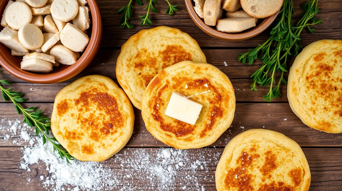 Sourdough Discard English Muffin