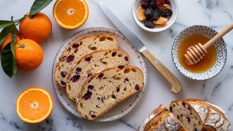 Cranberry Orange Sourdough Bread