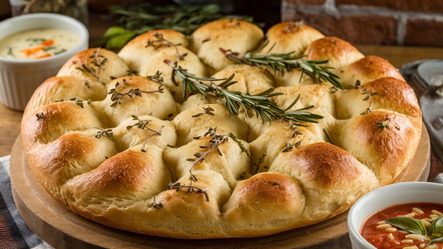 Serving Suggestions

Herbed focaccia