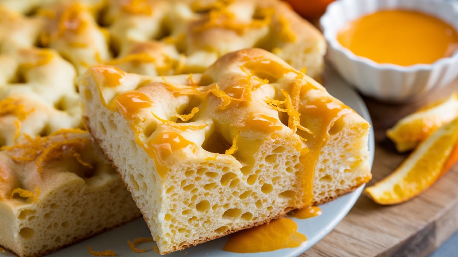 Sweet Orange Focaccia.