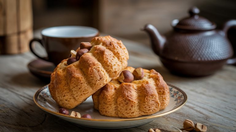 Hazelnut Sourdough Cruffins