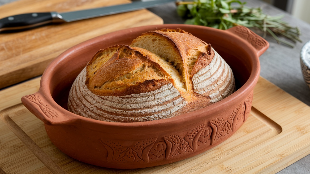 How to Bake Sourdough in a Clay Baker