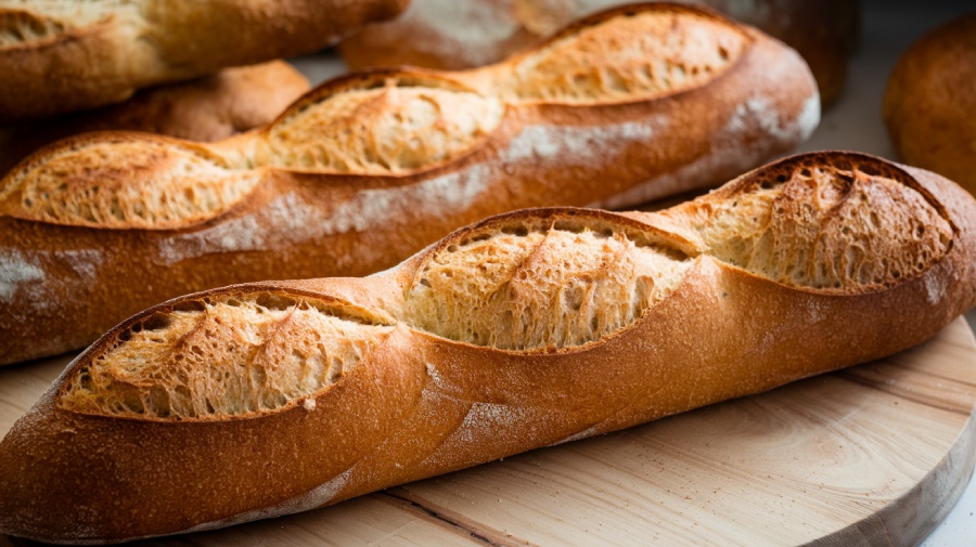 Ingredients for Sourdough Baguettes