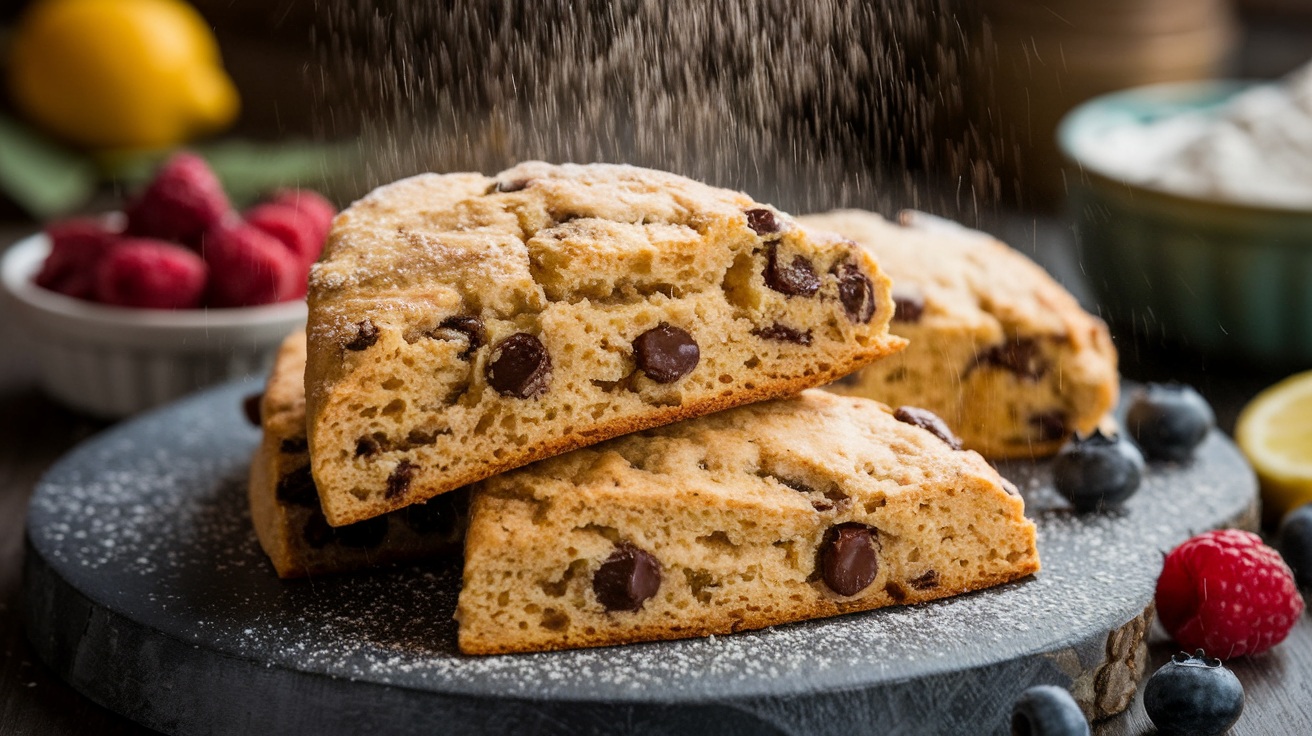 Sourdough Chocolate Chip Scones