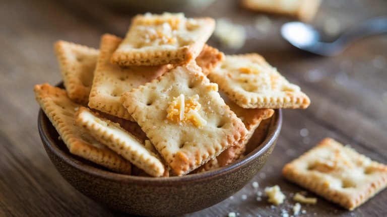 Sourdough Discard Cheese Crackers