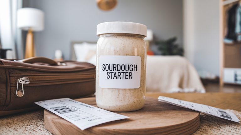 Travelling With Sourdough Starter