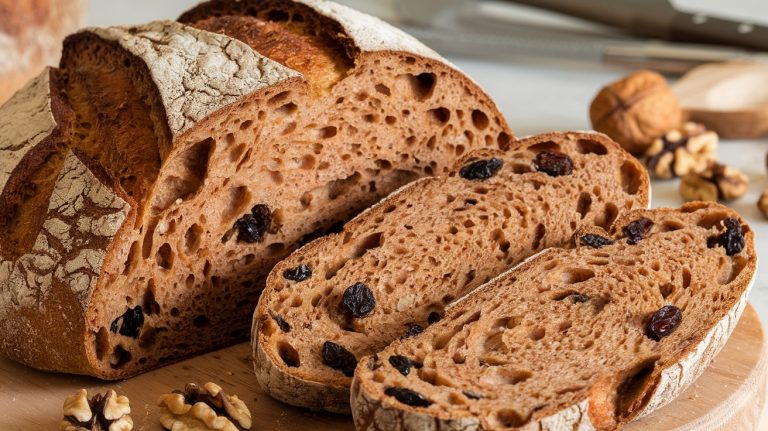 Walnut Raisin Sourdough Bread