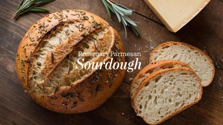 Rosemary Parmesan Sourdough Bread