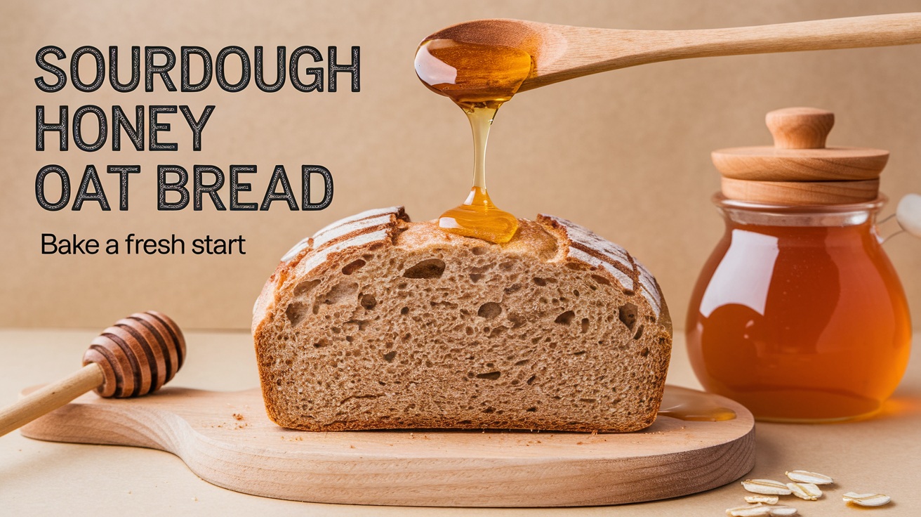 Sourdough Honey Oat Bread