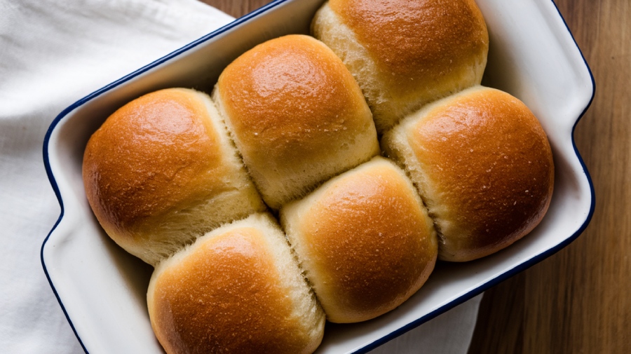 Baking Sourdough Dinner Rolls