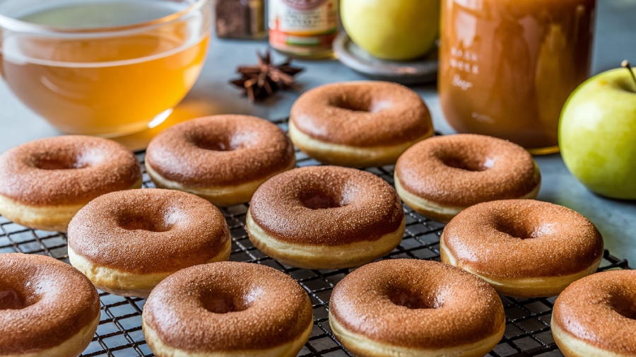 Ingredients for Sourdough Apple Cider Donuts