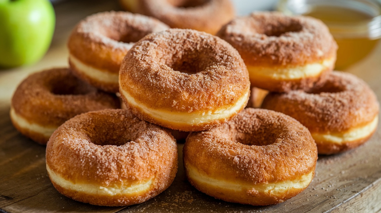 Sourdough Apple Cider Donuts