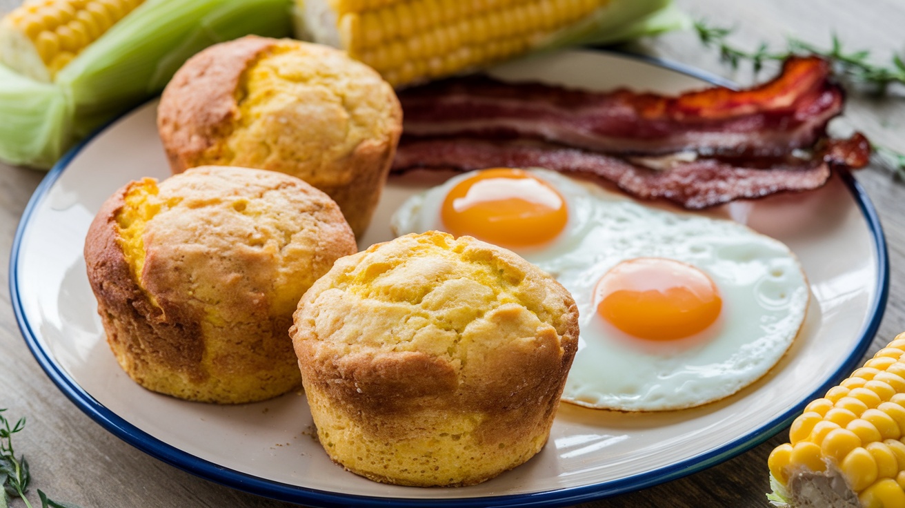 Sourdough Cornbread Muffins