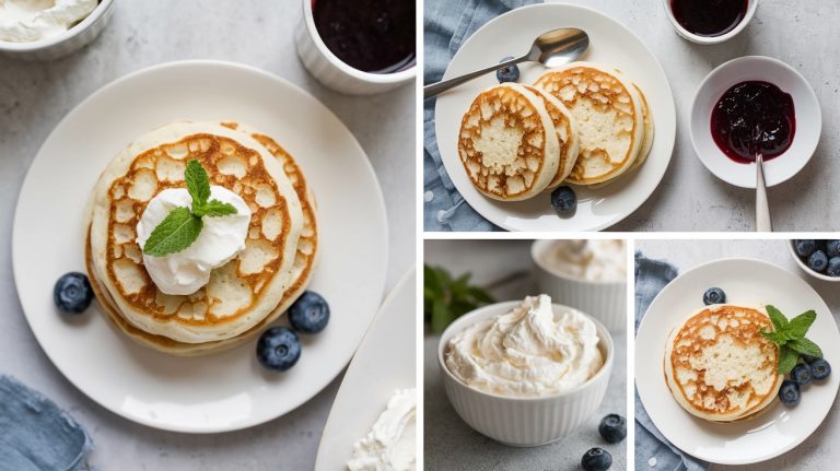 Sourdough Cottage Cheese Pancakes