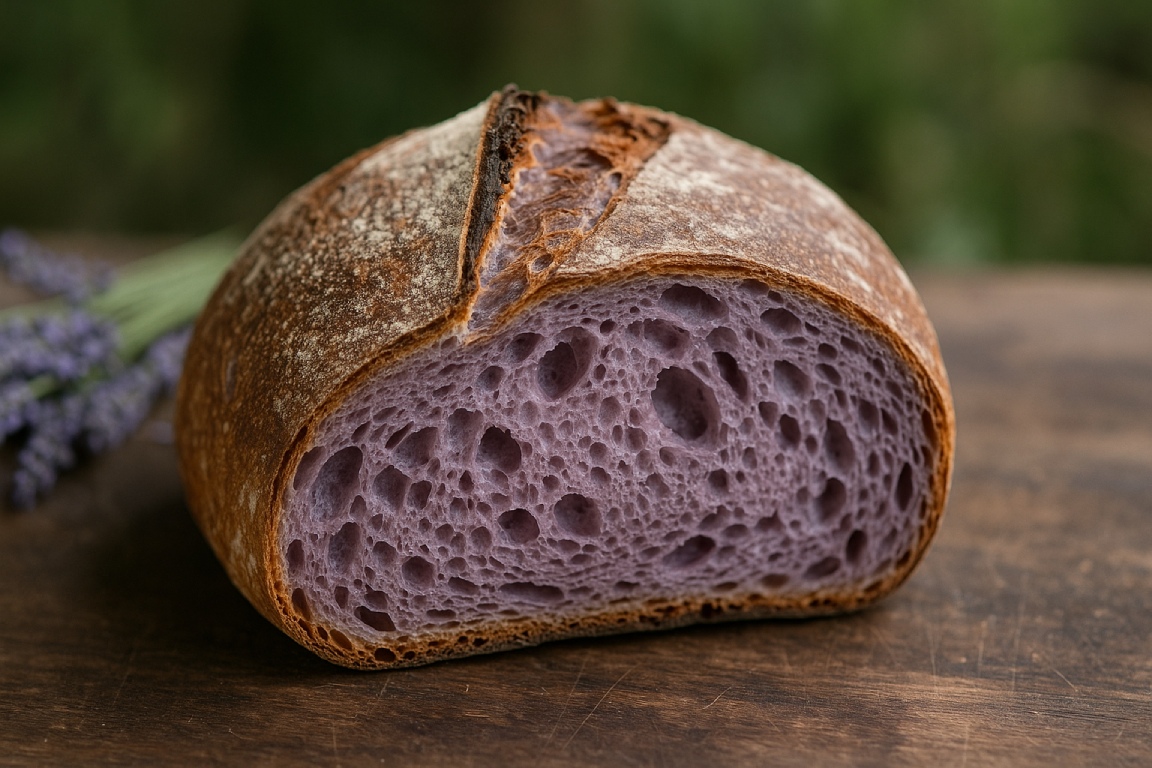 Lavender Sourdough Bread