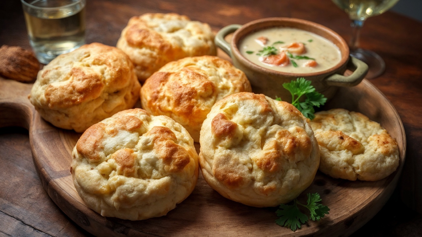 Sourdough Cheddar Bay Biscuits