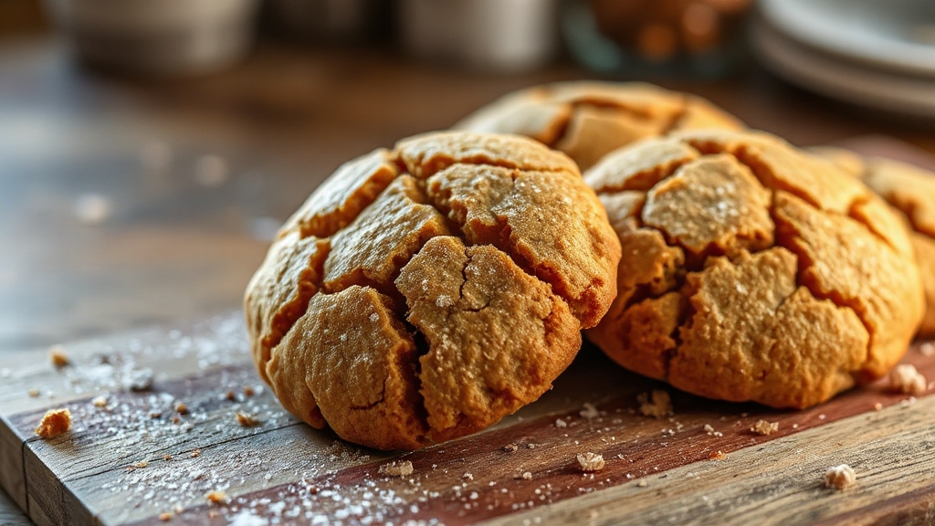 ginger molasses sourdough cookies