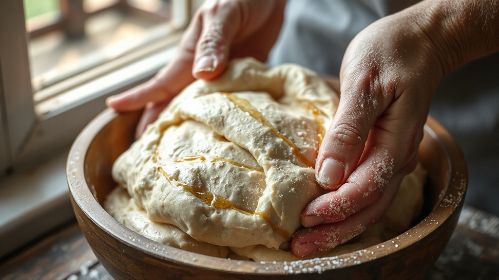 mix rest knead cover