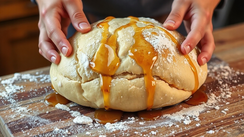 shape dough with tension