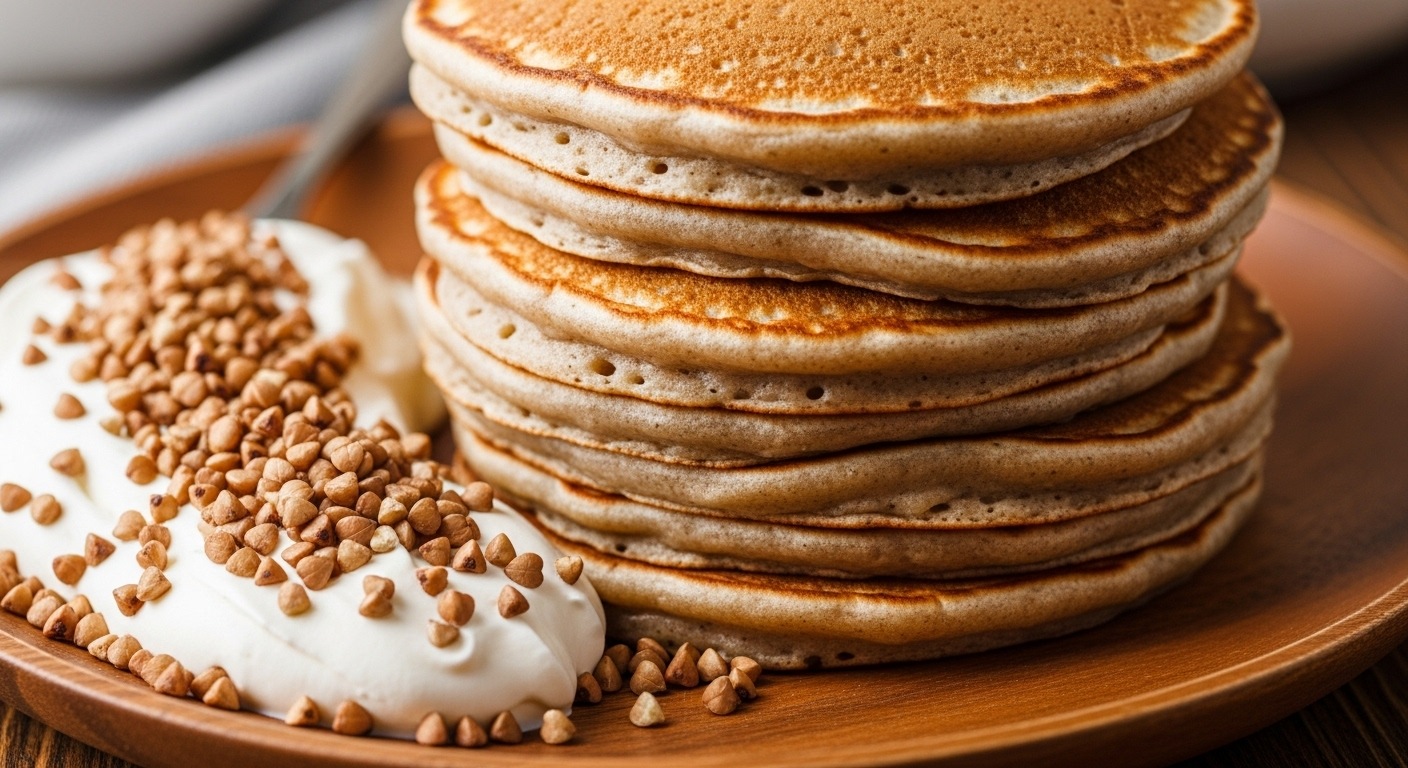 fermented buckwheat pancakes