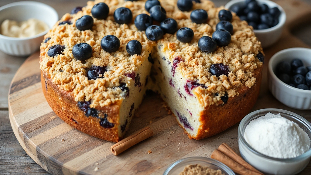 sourdough blueberry crumb ingredients