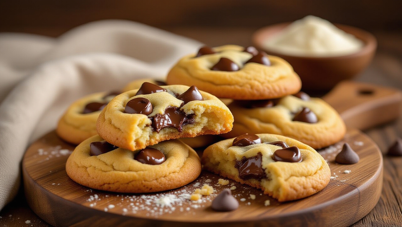 chocolate chip sourdough cookies
