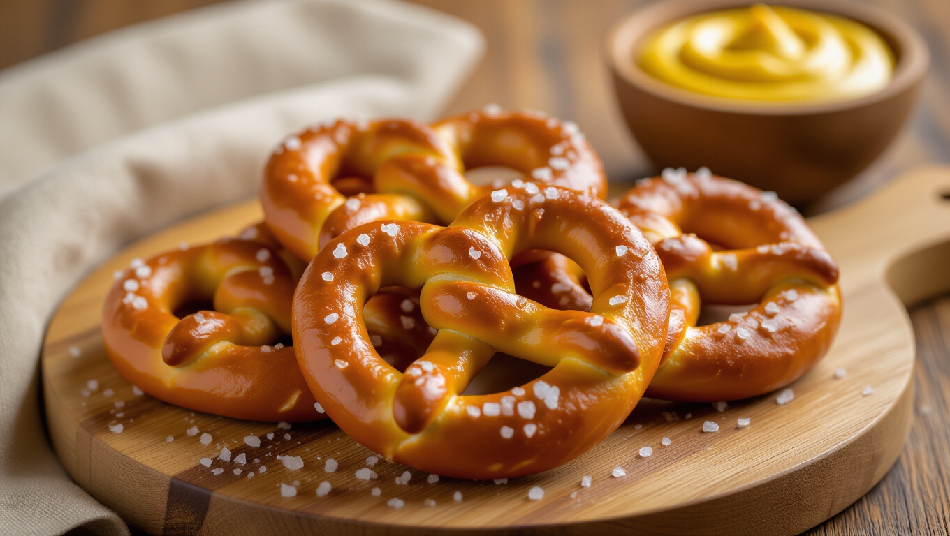 perfectly crispy chewy pretzels
