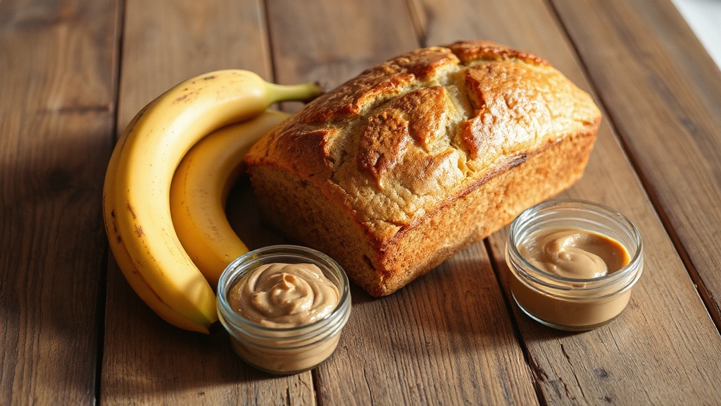 simple three ingredient banana bread