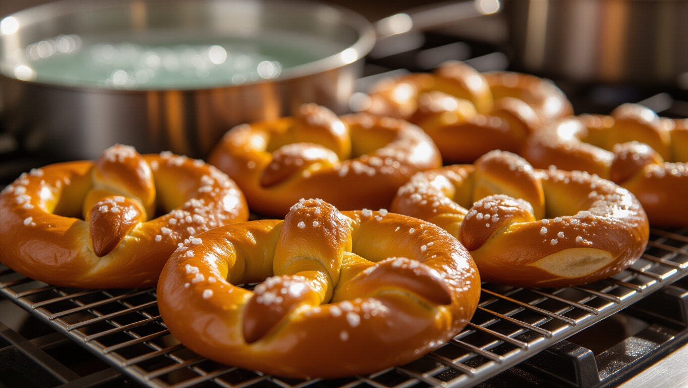 submerge pretzels briefly evenly