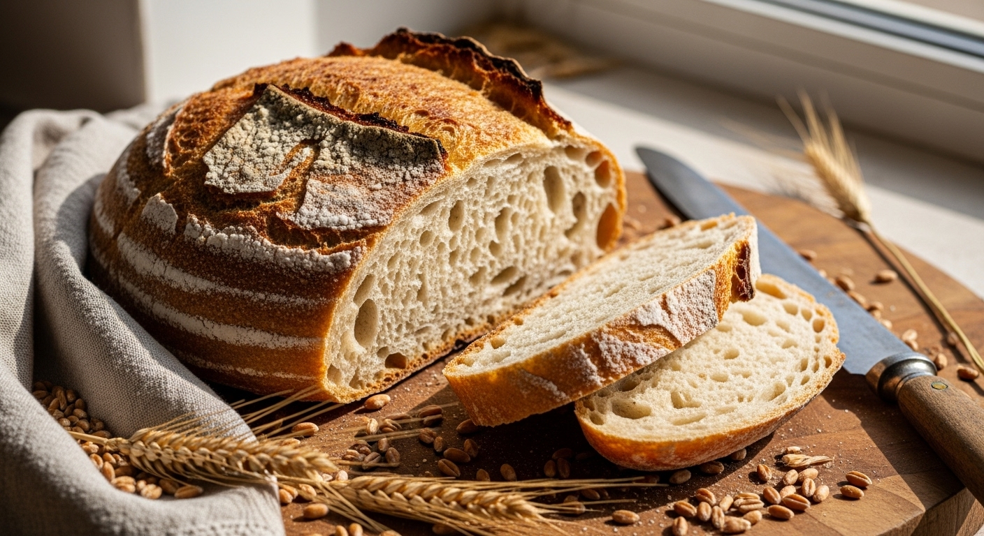 fresh milled flour sourdough bread recipe