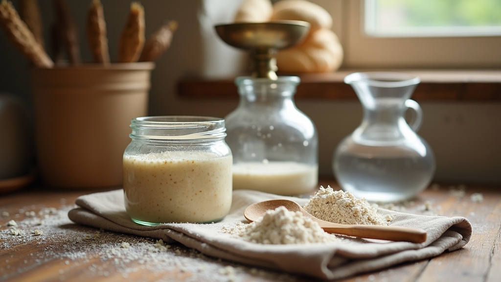 fresh flour water room temperature starter