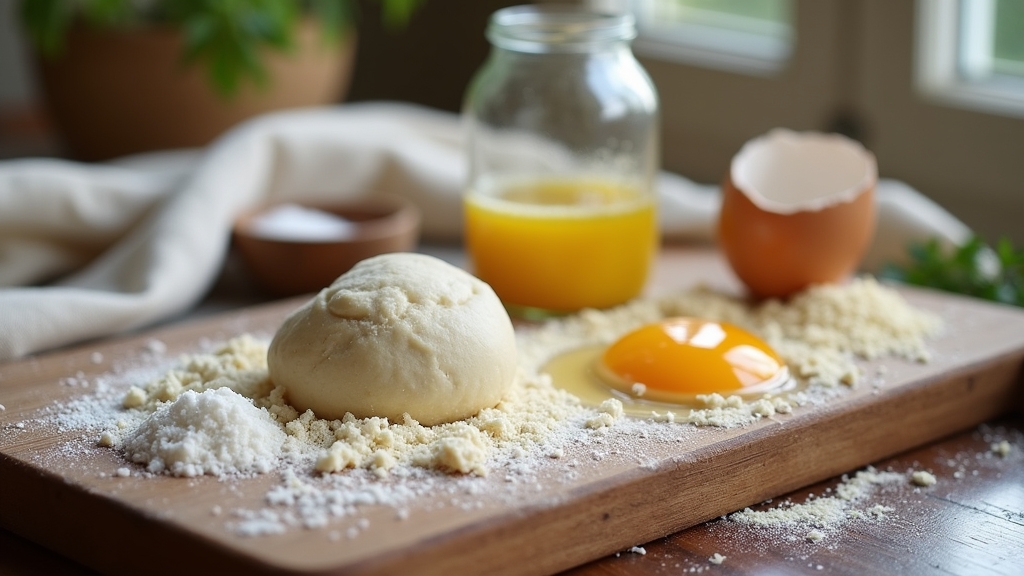 gather ingredients for ravioli