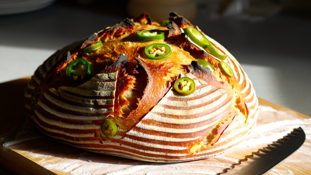 Serving Suggestions and Storage Tips for spicy cheesy sourdough bread