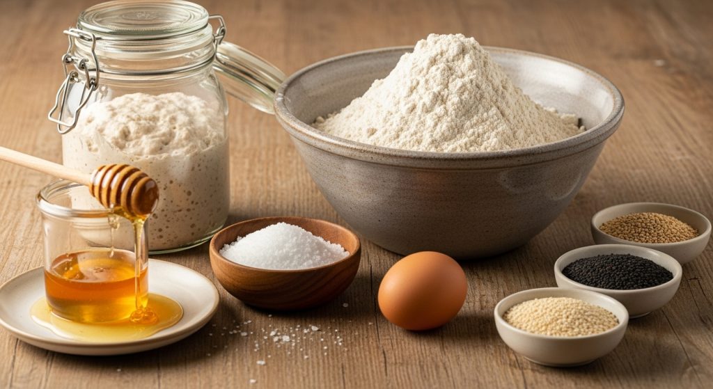 Ingredients Needed for Sourdough Bagels