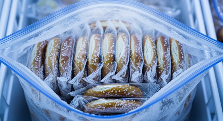 can you freeze pretzels