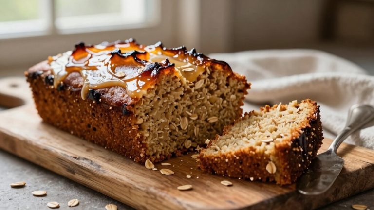 oatmeal cake with broiled frosting
