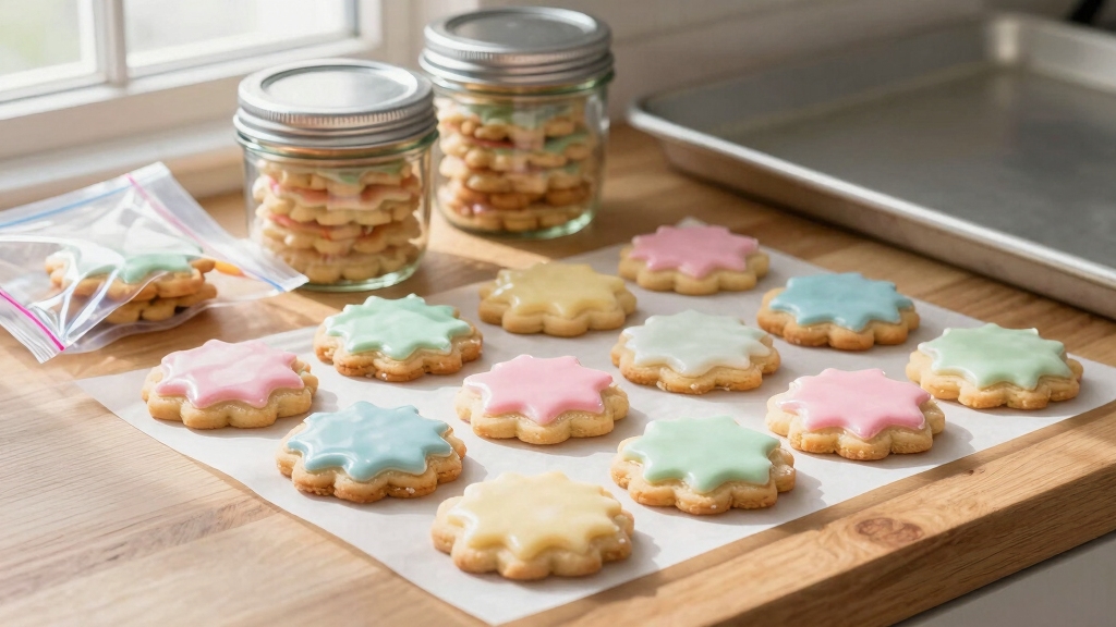 storing icing cookies properly
