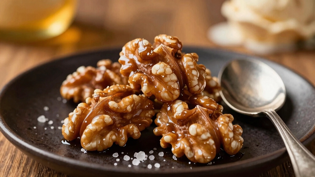 wet walnuts for ice cream