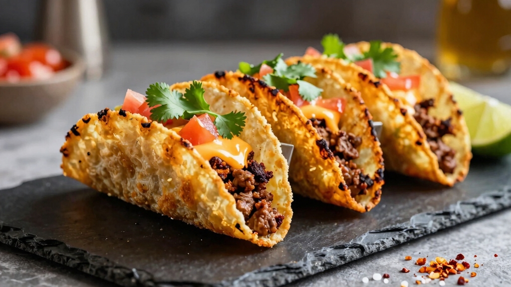 crispy air fried taco