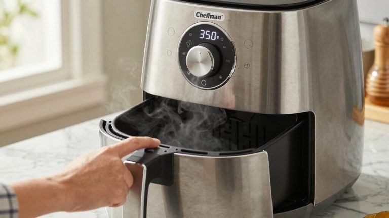 preheat chefman air fryer