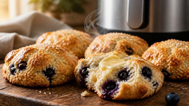 air fried buttery scone recipe