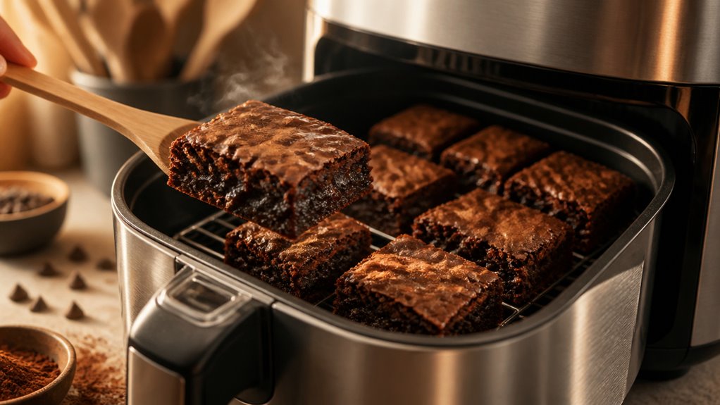 air fried fudgy brownie recipe