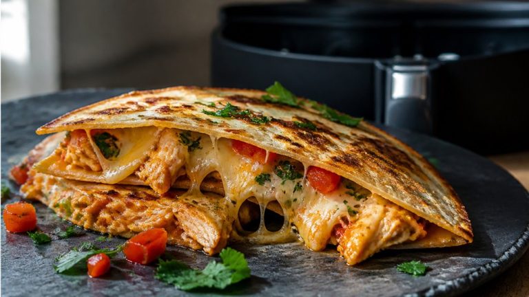 air fried quesadillas made quickly