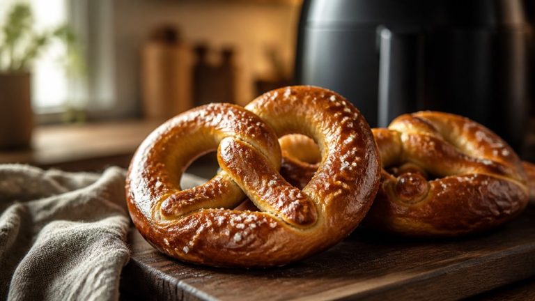 air fried soft pretzels crafted